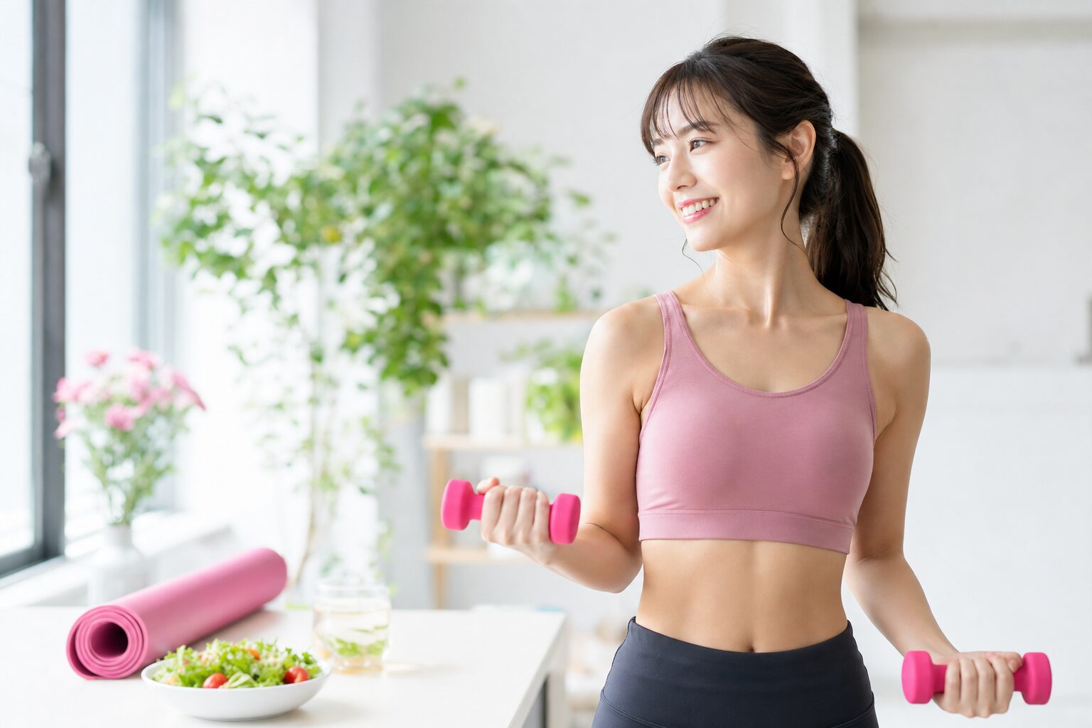 女性は筋トレで太くならない理由|ホルモンの仕組みから解説