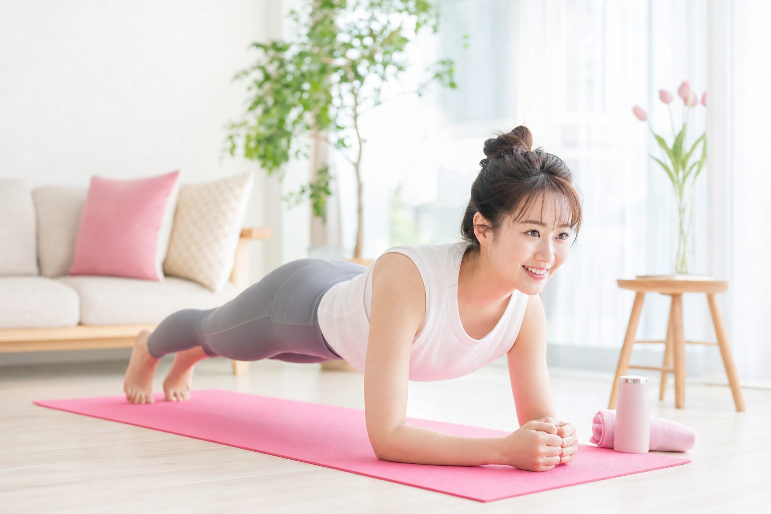 自宅筋トレ初心者女性向け|器具なし週2-3回の基本メニュー